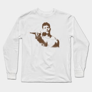 Entertain with Passion: Matt Rife Unleashed on Stage with Microphone Long Sleeve T-Shirt